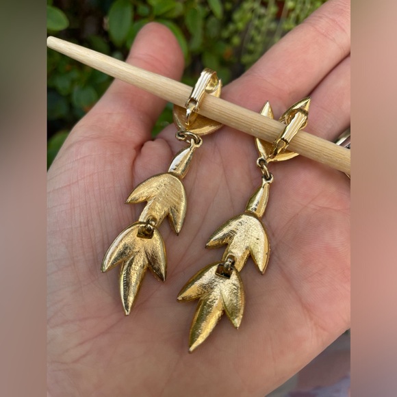 Enamel vintage earrings - Picture 4 of 7